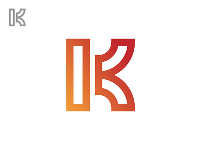 K - Exploration branding design grid k logo logodesign monogram