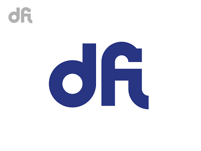 dfi / Monogram black branding d design f grid i logo logodesign minimal monogram