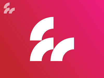 fm / Research black branding design f grid logo logodesign m minimal monogram