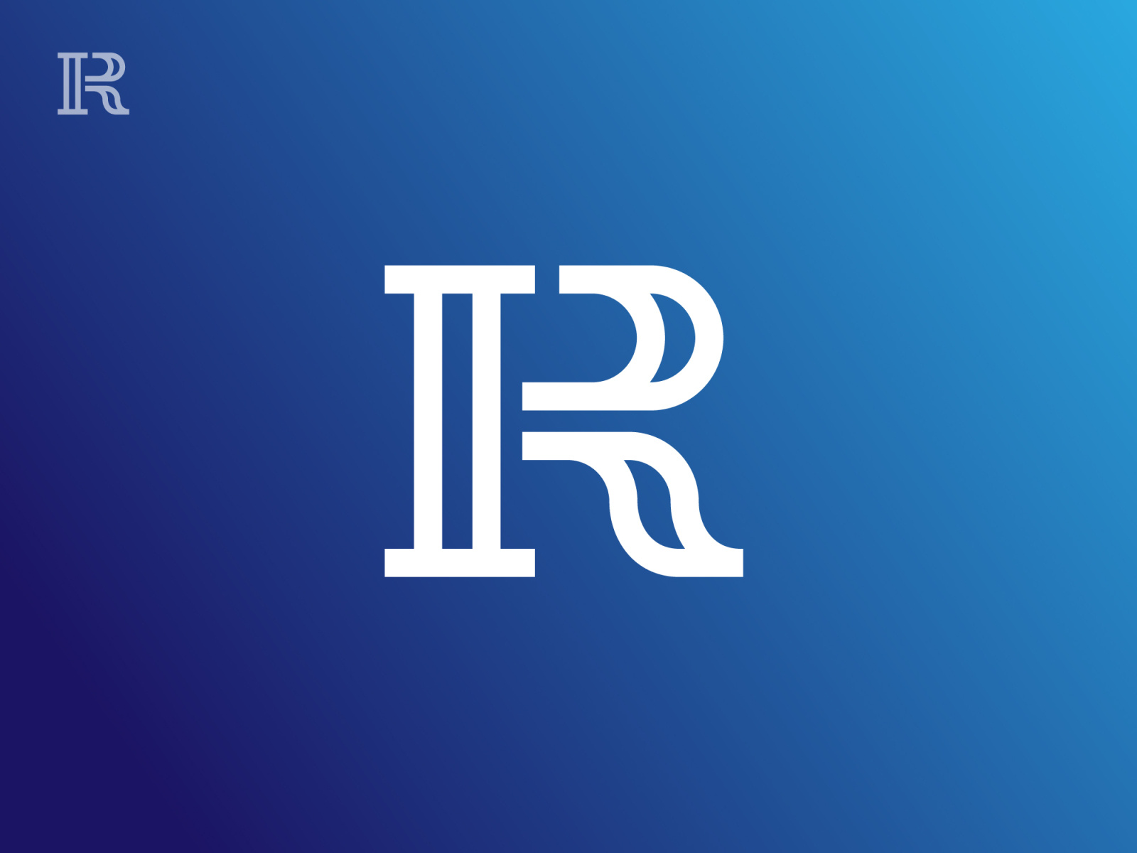 I R Monogram by Lefty on Dribbble