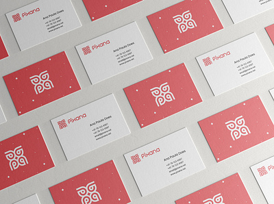 Corp. ID Research on Pixana branding design grid logo logodesign monogram