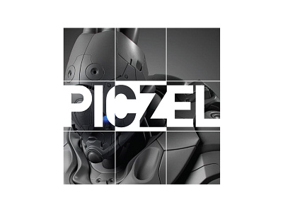 Piczel logo pixel placeholder square