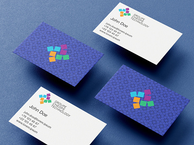 Cheops Group Business Card Exploration branding business card design graphic design grid logo logodesign minimal print