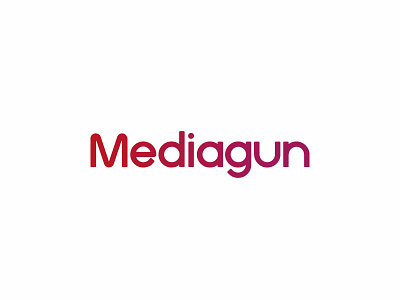 Mediagun design logo