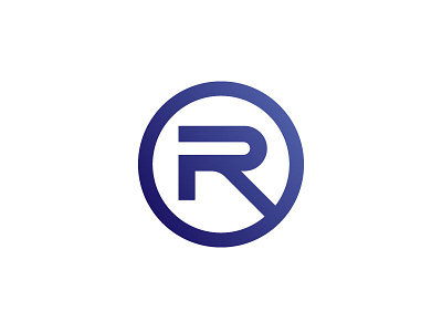 R, Globe design globe logo monogram r