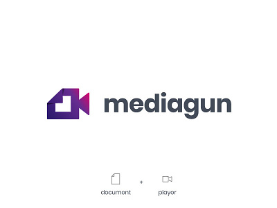 mediagun design logo