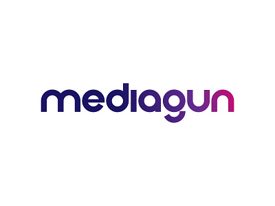 Mediagun design logo