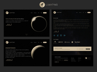 Lukatyks - AI Software Company ai branding design ecommerce graphic design illustration logo ui ux vector web design