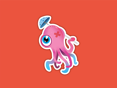 Octopus Sticker design