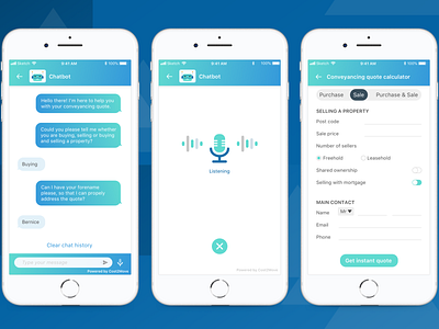 Chat iOS design business app chat chat bot form human interface design ios mobile app ui ux