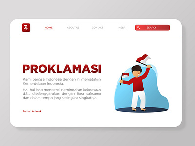 DIRGAHAYU INDONESIA branding design flat illustration illustrator ui ux vector web website
