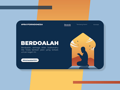 #PrayForIndonesia Landing Page