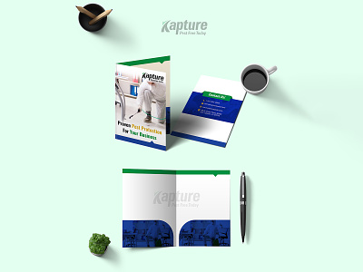 Kapture Pest Free Today Brochure Design advertisement brochure brochure design brochure layout brochure mockup brochure template business design pest control protection