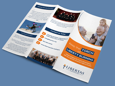 Libertas Institute Brochure Design advertise advertisement branding brochure brochure design brochure layout brochure mockup brochure template design institute logo