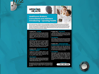 Upswing Health Brochure Design | Social Media Design