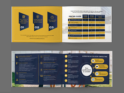 Expertise In College Consulting Brochure Design advertise advertisement brochure brochure design brochure layout brochure mockup brochure template design logo
