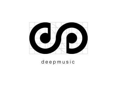 Deepmusic 03 app branding design icon identity illustrator logo minimal web website