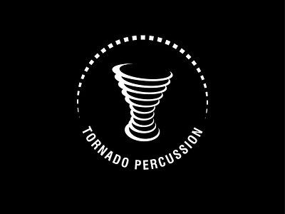 Tornado Percussion logo logoconcept logodesign logoinspiration logomark mondaylogochalenge percussion tornado tornadologo