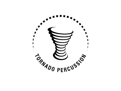 Tornado Percussion logo logocore logodesign logoinspiration logomark mondaylogochalenge percussion tornado