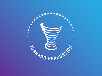 Tornado Percussion logo logo design logoconcept logoidea logoinspiration logomark logotype mondaylogochalenge percussion tornado