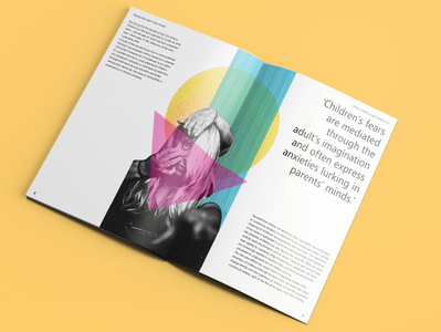 Magazine Article artwork design digital art graphic design illustration layout design typography typography art