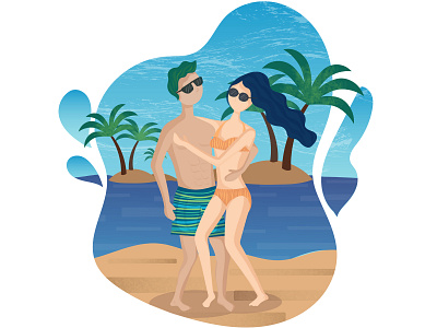 Beach Day art works artwork character art character design design digital art graphic design illustration illustration art