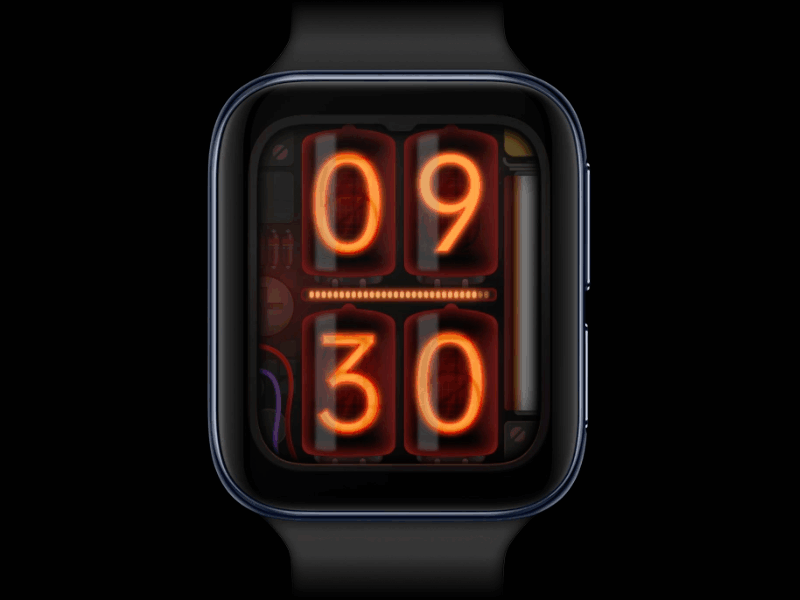 Nixie watch face -200607 face nixie watch