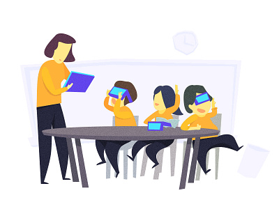 Say hello to VR Classroom！ baidu classroom future vr