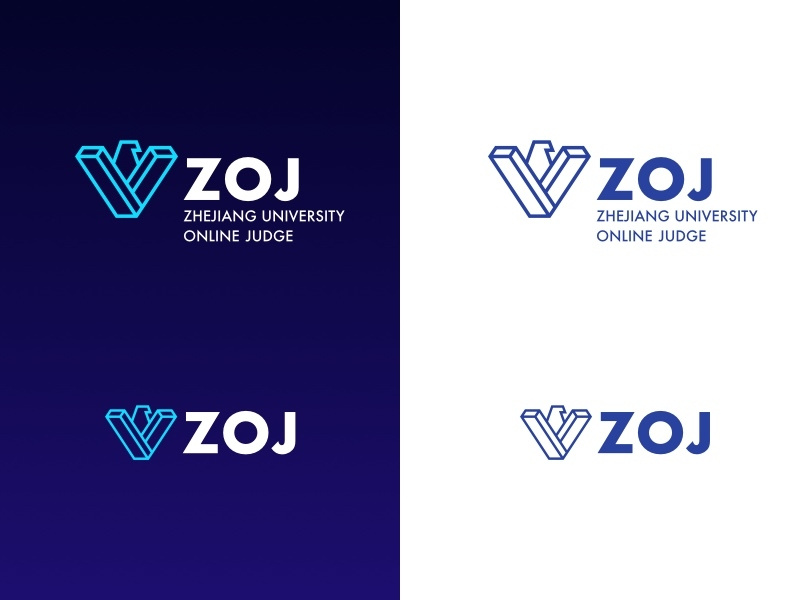 Zhejiang University Online Judge - rebranding #2 online judge rebranding zhejiang university vector icon logo branding