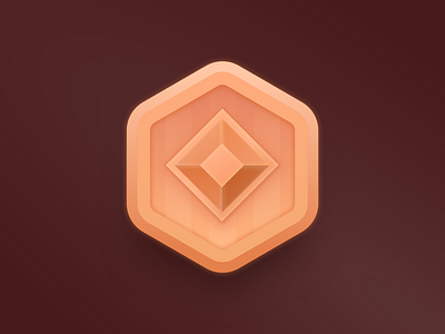 Bronze Medal #3/3 icon illustration