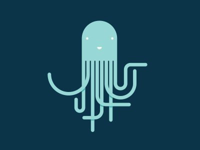 Octo geometric illustration octopus