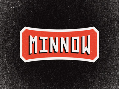 Minnow custom logo type