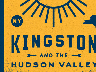 Kingston illustration type typography