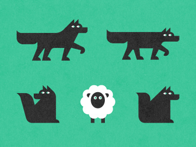 Sheep animals illustration