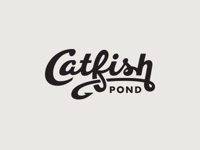 Catifsh catfish custom script type typography