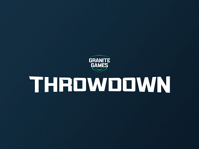 Granite Games Throwdowns brand crossfit design fitness games granite logo minnesota throwdown throwdowns