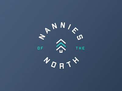 Nannies of the North brand branding logo midwest minnesota nanny north