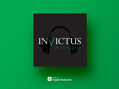 Invictus Mindset Podcast crossfit design fitness invictus logo mindset motion graphic podcast podcast logo social media