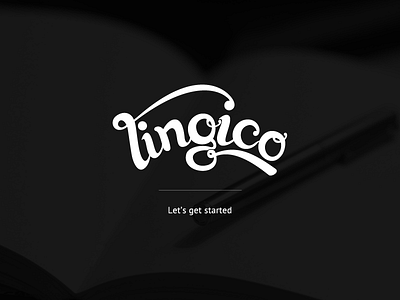 Lingico brand branding font lettering lingico logo logotype typography