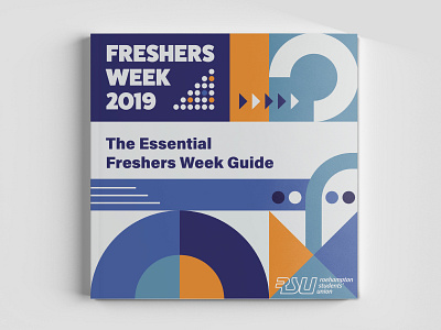 Roehampton Students’ Union Freshers Week 2019 booklet branding brochure freshers graphic design students union vector