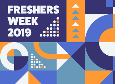 Roehampton Students’ Union Freshers Week 2019 booklet branding brochure freshers graphic design students union vector