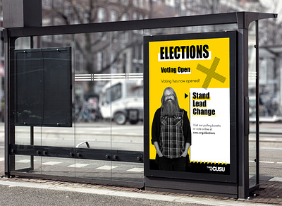 Coventry University Students’ Union Elections 2020 branding branding concept clean elections graphic design modern poster students union university