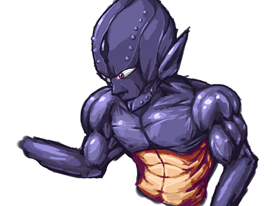 A beefy Alien [OC] alien digital digital painting original character