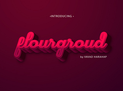 flourground font by vavad harahap