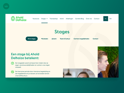 Ahold Delhaize - Internship redesign ahold delhaize creative digital design nova navis uidesign uiux website