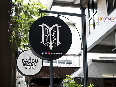 The Babbu Maan Store advertising babbumaan brand branding business clothingbrand creativegrafia logodesign store