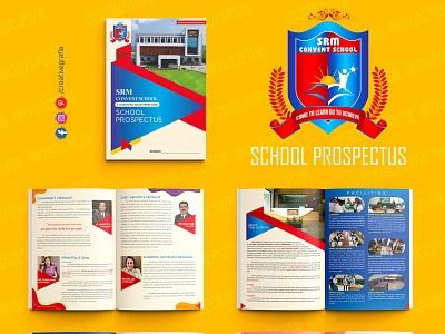 School Prospectus app branding branding brochure design creativegrafia design illustration logo logodesign ui
