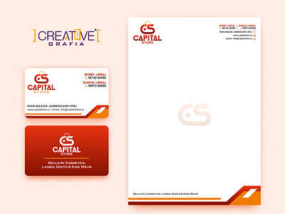 Capital Store branding graphic design logo