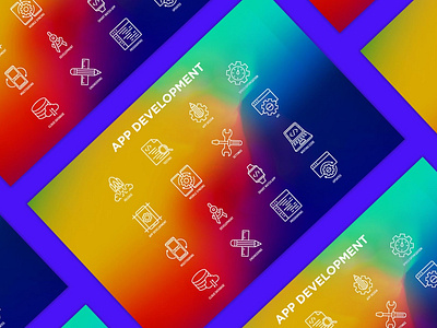 App Development | 16 Thin Line Icons Set