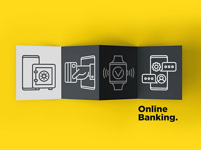 Online Banking | 16 Thin Line Icons Set bank banking business concept design digital finance financial icon illustration internet management modern money online payment symbol technology vector web